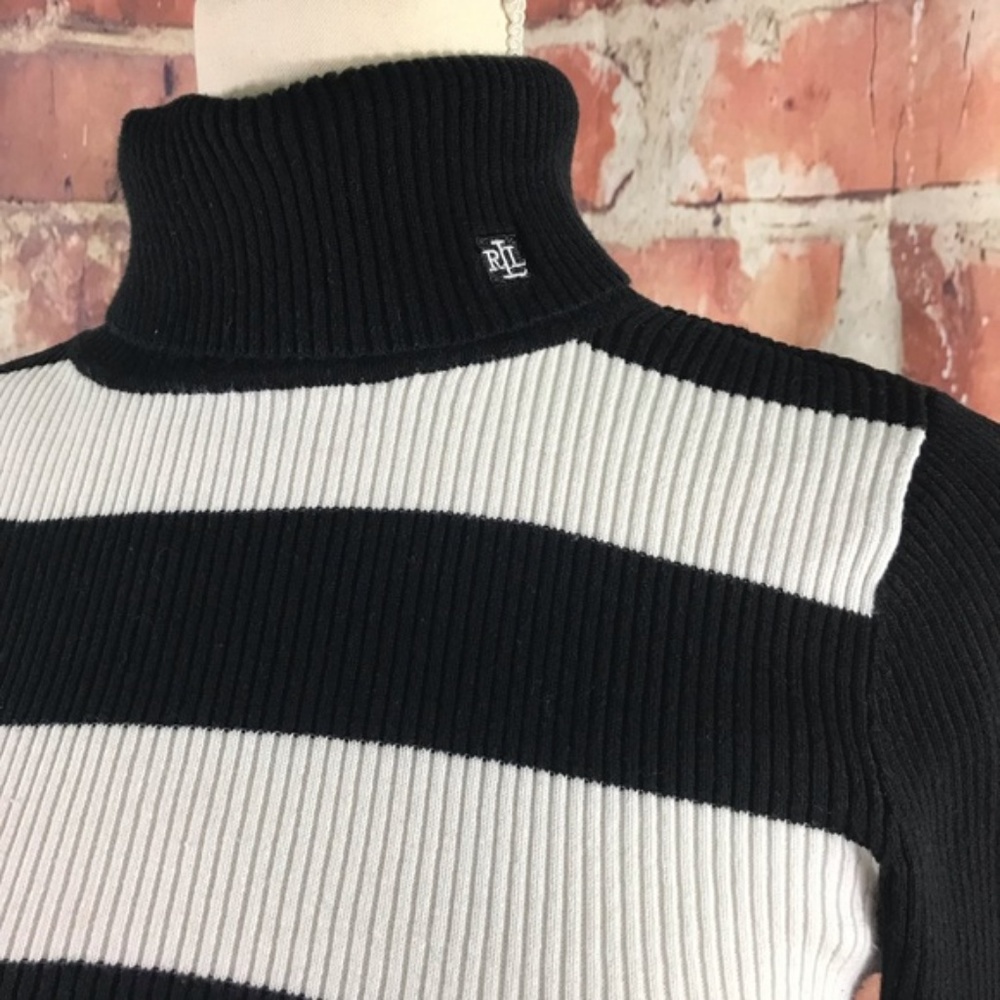 RALPH LAUREN STRIPED TURTLENECKS